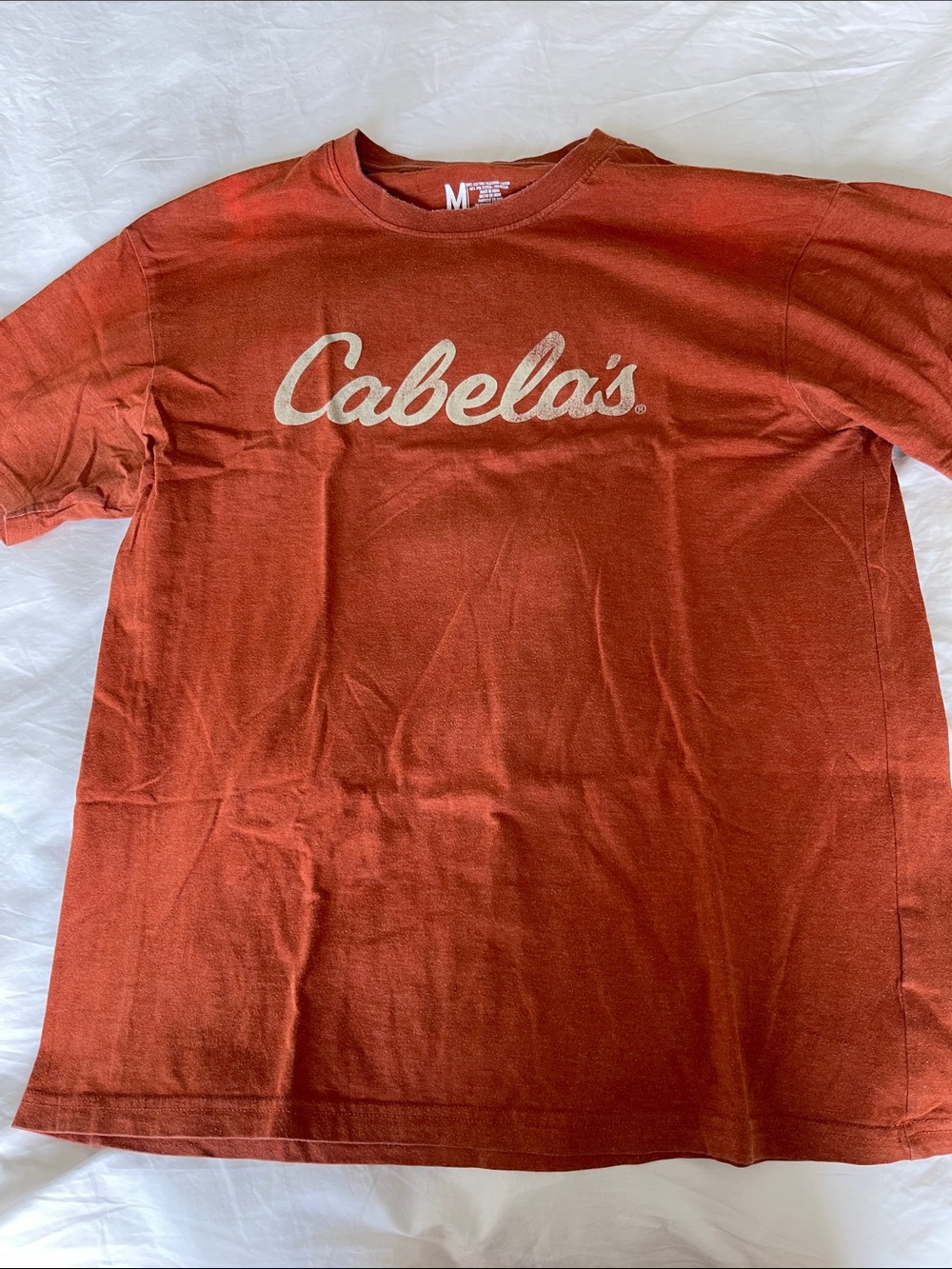 Cabela's Rust Short Sleeve Logo Tee
